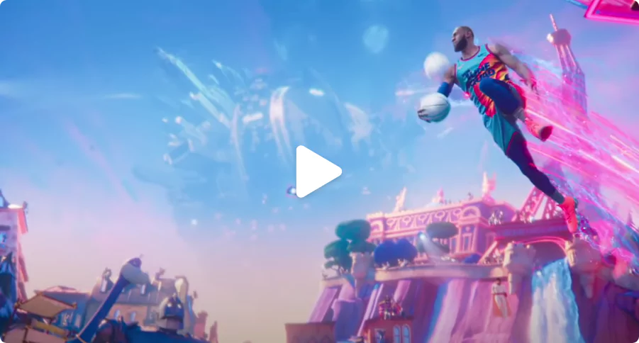 Banner vídeo Youtube Space Jam: um novo legado