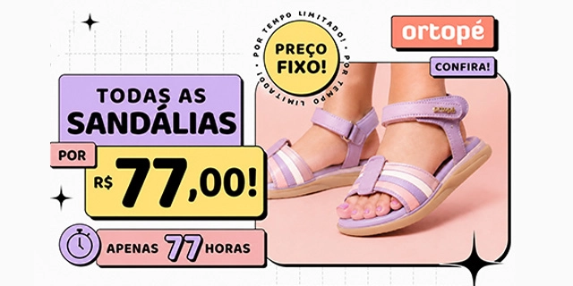 Snadálias a R$ 77