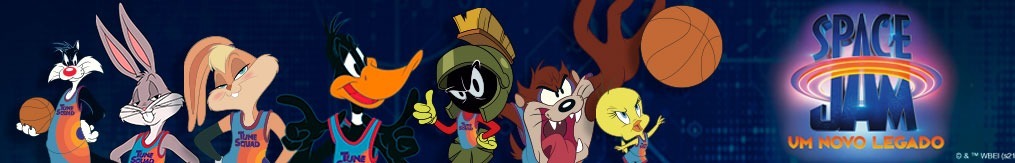 banner desktop calçados Space Jam: Um Novo Legado