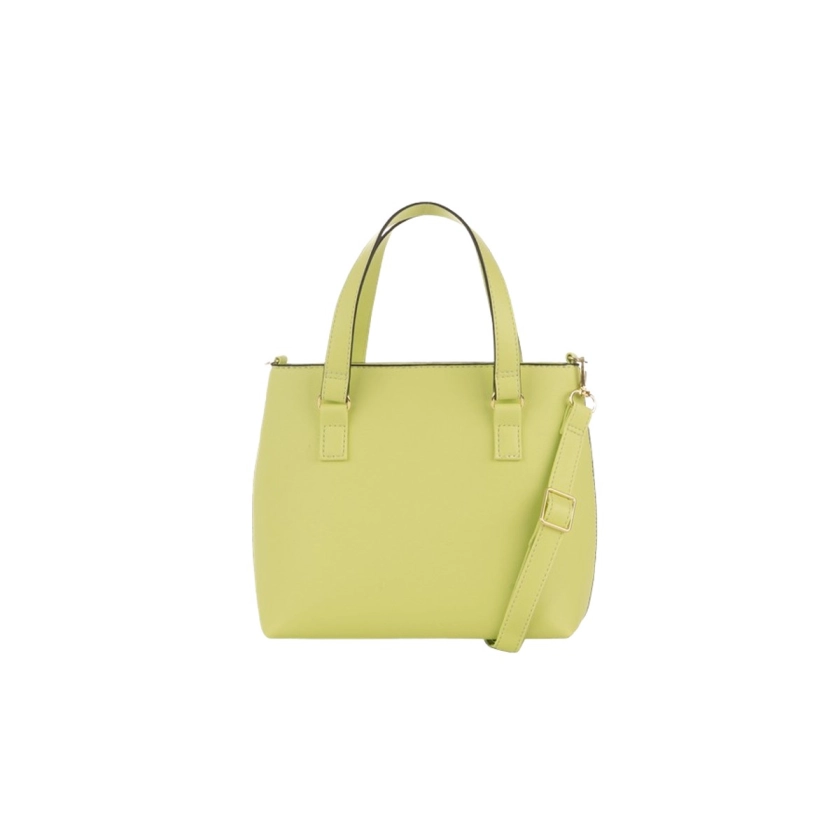  Bolsa Feminina Rafitthy Gloss Sweet Amarelo: estilo e praticidade em um design compacto (22x24x10 cm). Com bolso interno e alça opcional, é ideal para o dia a dia, unindo funcionalidade e elegância discreta.