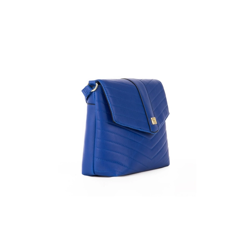 Conheça a Bolsa Feminina Rafitthy Klein Azul Escuro: Com uma única alça, fecho com botão imã e zíper, oferece elegância e segurança em um tom sofisticado de azul escuro.