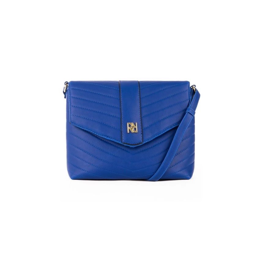 Conheça a Bolsa Feminina Rafitthy Klein Azul Escuro: Com uma única alça, fecho com botão imã e zíper, oferece elegância e segurança em um tom sofisticado de azul escuro.