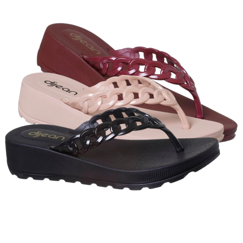 Na imagem temos os chinelos de dedo Dijean 285