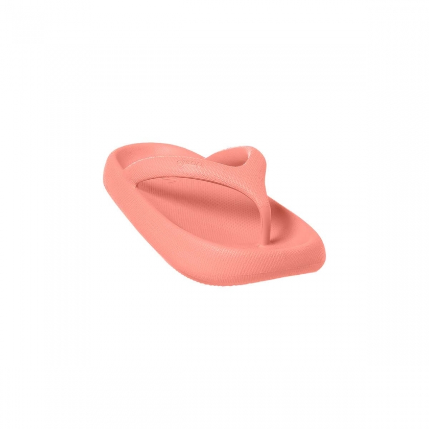 Na imagem temos um lindo chinelo de dedo Dijean Zen na cor rosa. Muito conforto para os pés.