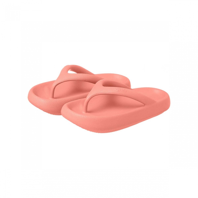 Na imagem temos um lindo chinelo de dedo Dijean Zen na cor rosa. Muito conforto para os pés.