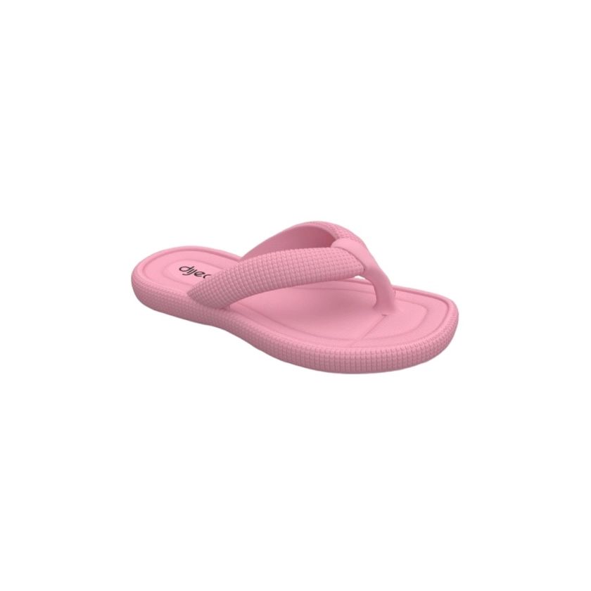 Na imagem temos o chinelo de dedo dijean fofinho 280 rosa