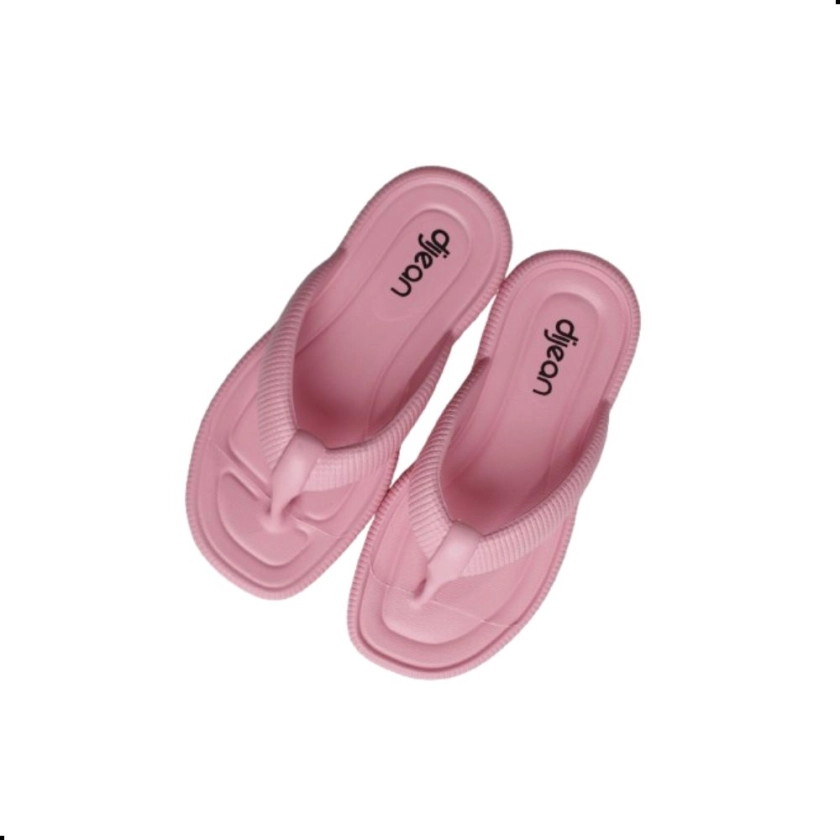 Na imagem temos o chinelo de dedo dijean fofinho 280 rosa