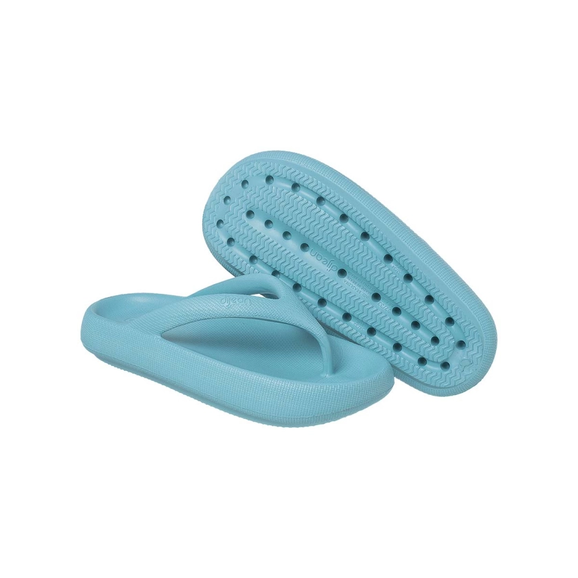 Lindo chinelo de dedo feminino todo na cor azul, lindo, leve e confortável para os pés!
