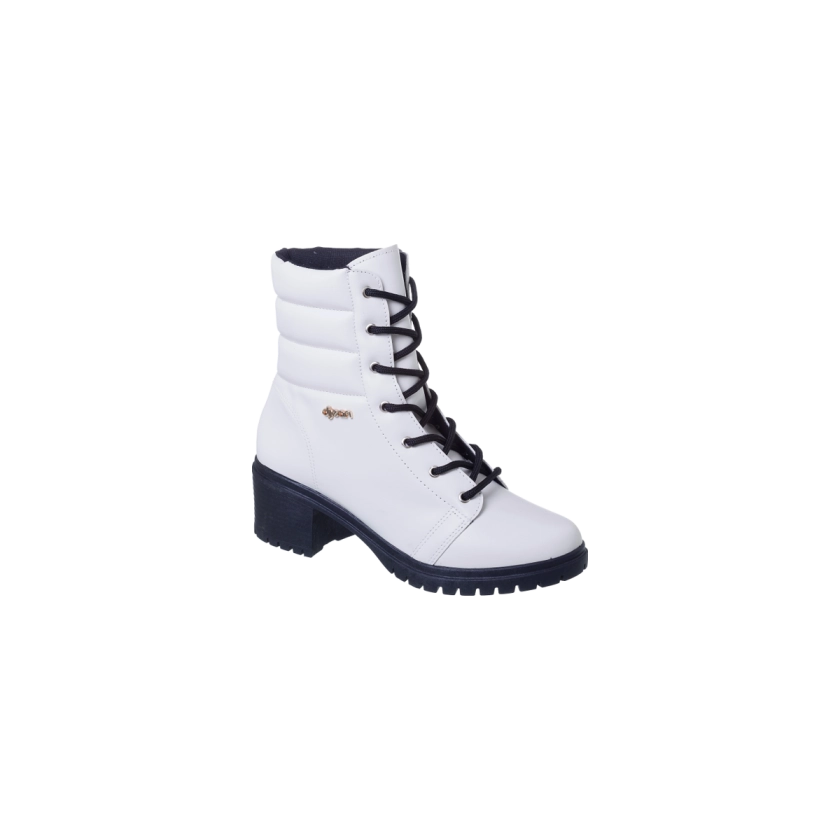 Na foto, apresentamos um coturno feminino da Dijean, na cor off white. Além de elegante, o coturno oferece conforto e durabilidade. Com solas robustas e materiais de alta qualidade, é ideal para diferentes terrenos e condições climáticas, proporcionando estabilidade e proteção aos pés. Versátil e prático, o coturno Dijean é perfeito para diversas ocasiões.