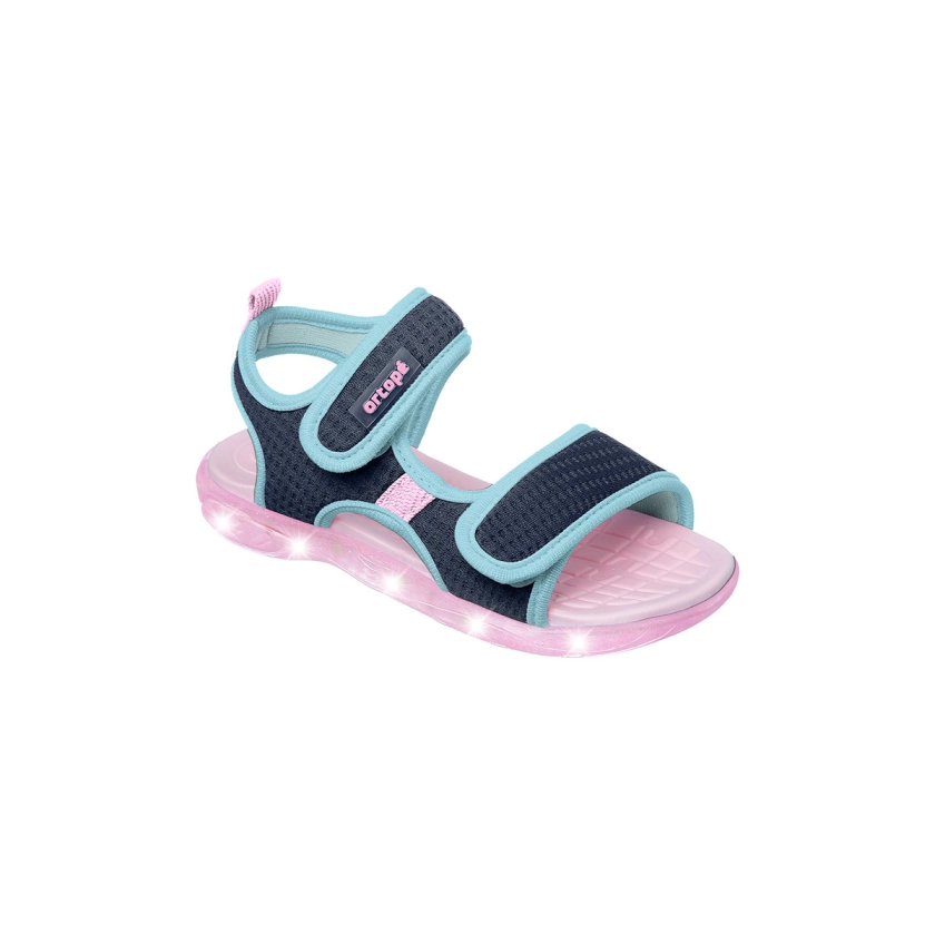 Sand lia de Led Infantil Feminino Energy Light Fecho Duplo Marinho