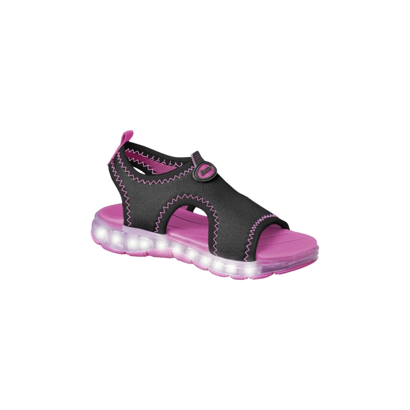 Na imagem temos uma linda sandália da marca Bical, nas cores preto e pink, feita em cabedal de tecido que proporciona leveza e conforto ao calçado, seu solado feito em Tr trazendo tração, estabilidade e aderencia, palmilha em eva que ajudam os pézinhos a respirar e traz muito conforto, perfeita para o dia dia das crianças.