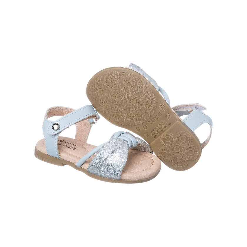 Sandália Rasteira Infantil Ortopé Sonho Comfy Azul Céu - Main Image