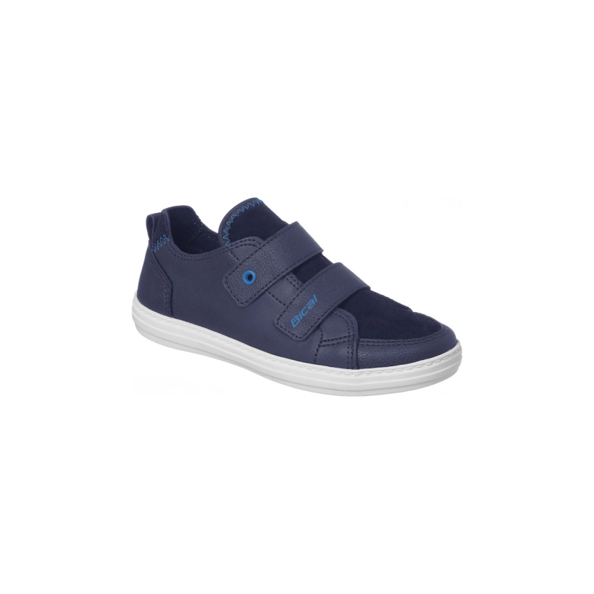 Sapatênis Infantil Masculino Bical Turim Fecho Duplo Marinho Ortopé