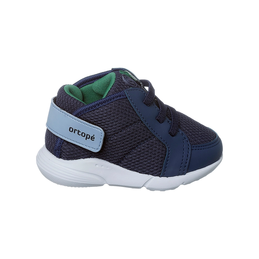 Tênis Ortopé cano alto infantil masculino sport baby azul marinho