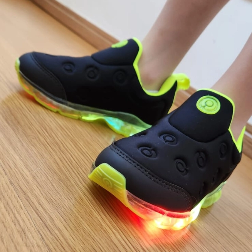 Tenis Led Infantil Masculino Sapatos Com Luz Sapato Led Infantil
