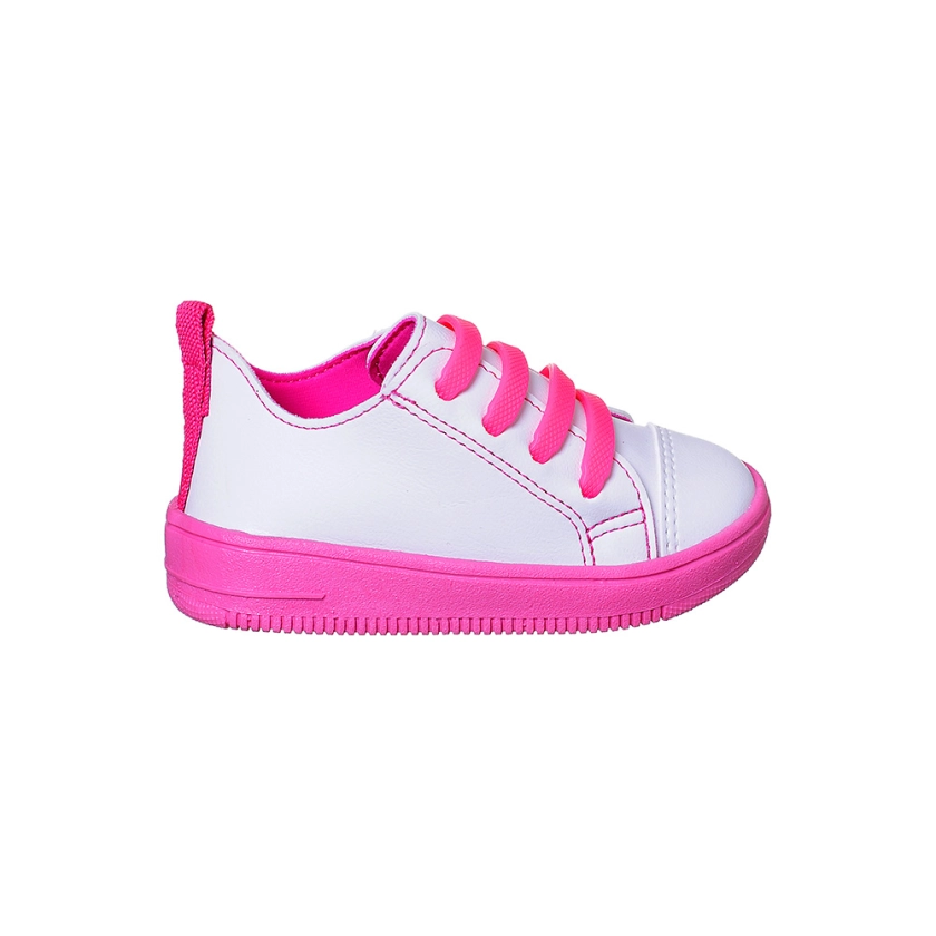 Na imagem temos um lindo tênis Ortopé linha bliss nas cores branco e pink flour, confortável, leve e muito estiloso