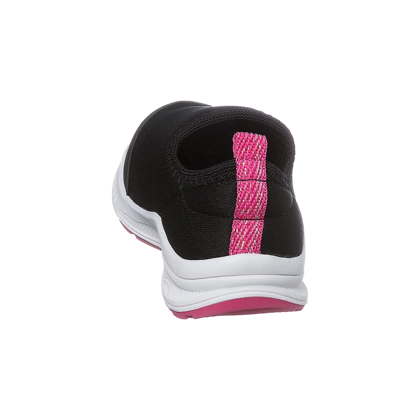 Tênis Infantil Feminino Dna Flex Calce Fácil Básico Preto e Pink
