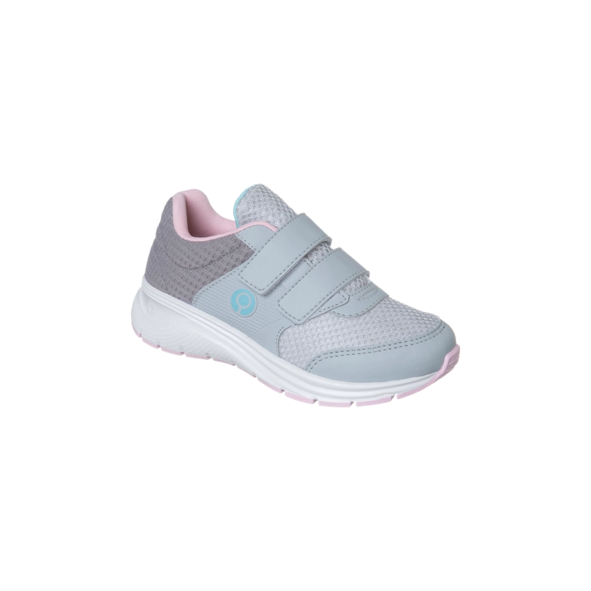 Nesta imagem, apresentamos um adorável Tênis Infantil Feminino Flex Run com Fecho Duplo na cor gelo rosa. Confeccionado em Tecido Helanca e Polímero, este modelo oferece um ajuste confortável, graças à sua espuma macia. A Palmilha Gravidade Zero proporciona uma caminhada suave, absorvendo impactos, enquanto o solado em TR emborrachado garante aderência, sendo antiderrapante para maior segurança nas atividades das pequenas. O fecho duplo, combinado ao calce prático com Cadarço elástico, promove autonomia para as crianças ao calçar seus próprios tênis. Este calçado é completo, unindo estilo, conforto e funcionalidade para acompanhar a rotina ativa e cheia de brincadeiras das meninas. A cor gelo rosa adiciona um toque delicado e charmoso, tornando-o uma opção encantadora para diversas ocasiões. Invista neste Tênis Flex Run com Fecho Duplo na cor gelo rosa e proporcione às pequenas uma experiência única de estilo e conforto em suas aventuras diárias.
