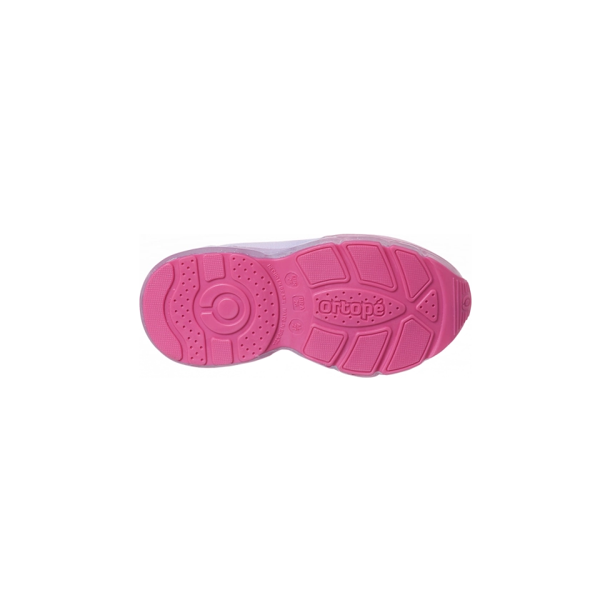 Na foto temos um lindo tênis com estampa de unicórcio na cor rosa e solado led além de lindo super confortável.