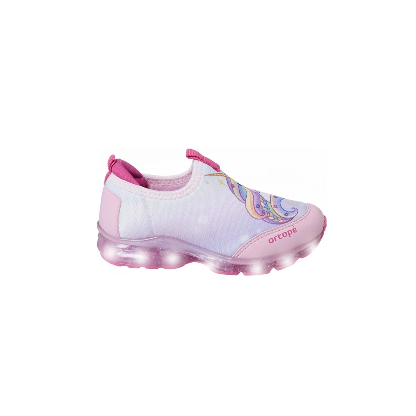 Unicórnio Tenis De Luzinha Feminino Infantil Tenis Calcado