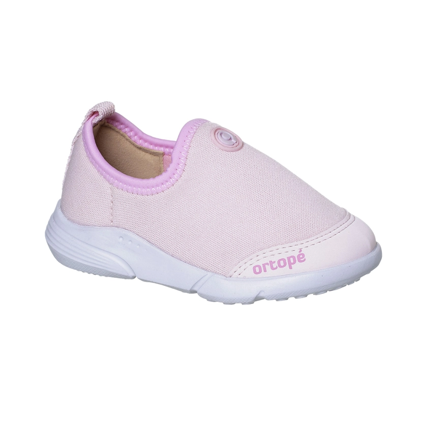 Na imagem tênis Infantil Feminino Ortopé Sport Baby cor rosa