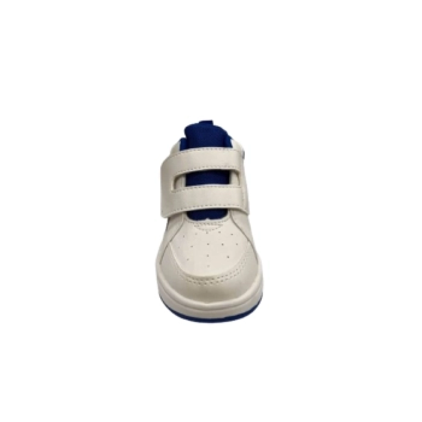 Na foto nos temos um lindo tênis Ortopé nas cores azul e branco, confortável e muito leve.