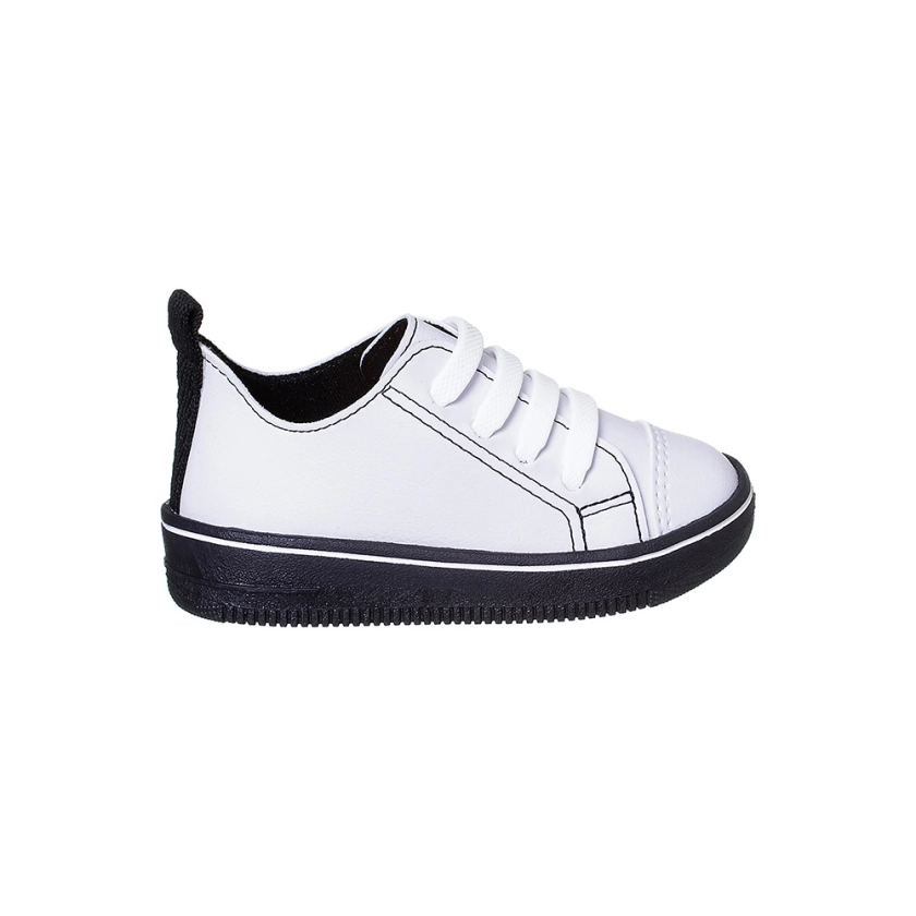 Na imagem temos um lindo tênis Ortopé linha bliss nas cores branco/branco, confortavel, divertido e muito estiloso