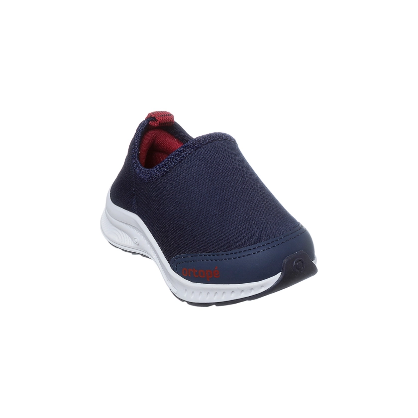 Tênis Infantil Masculino Ortopé Dna Flex Calce Fácil Básico Azul Marinho