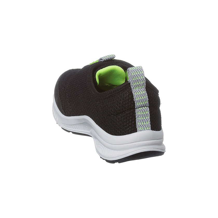 Na imagem temos um lindo tênis infantil masculino Ortopé calce prático através de velcro na cor preta.