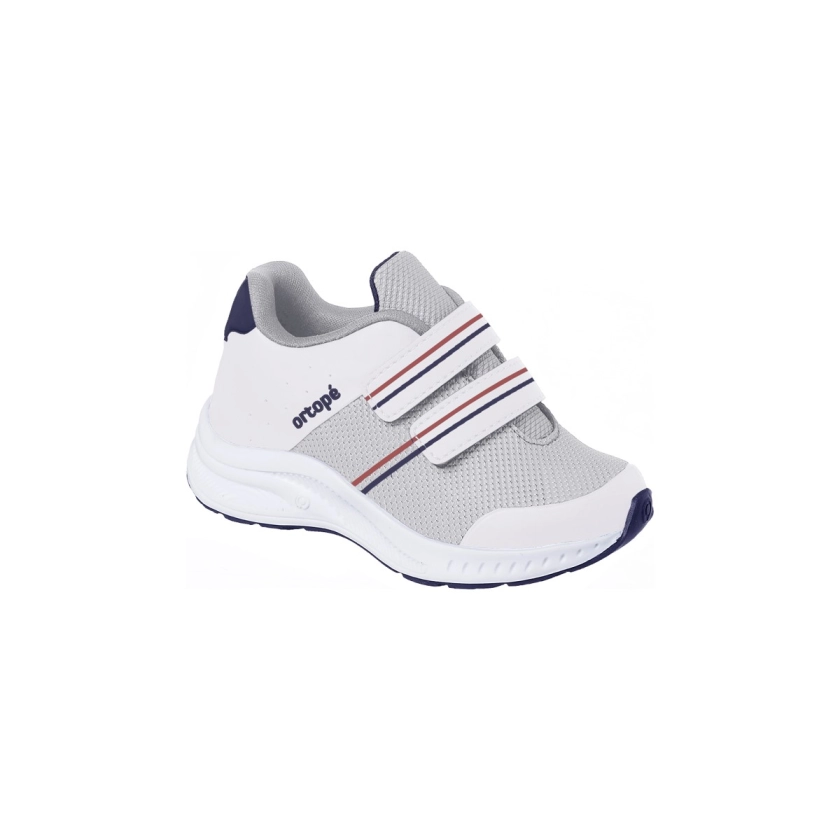 O Tênis Infantil Masculino Ortopé DNA Flex Fecho Duplo Branco/Vermelho é uma excelente escolha para os pequenos, combinando conforto, praticidade e estilo. Com um cabedal confeccionado em tecido Helanca/polímero, este tênis proporciona uma sensação de leveza e flexibilidade, garantindo o conforto necessário para os pés das crianças. O solado em TR emborrachado oferece aderência e estabilidade, permitindo que os meninos brinquem e se movimentem com segurança em diferentes superfícies. A palmilha Gravidade Zero proporciona suporte extra e absorção de impacto, assegurando conforto durante todo o dia.