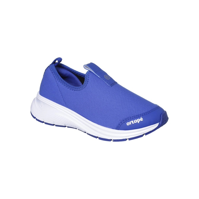 Tênis Infantil Masculino Ortopé Flex Run Calce Fácil Azul