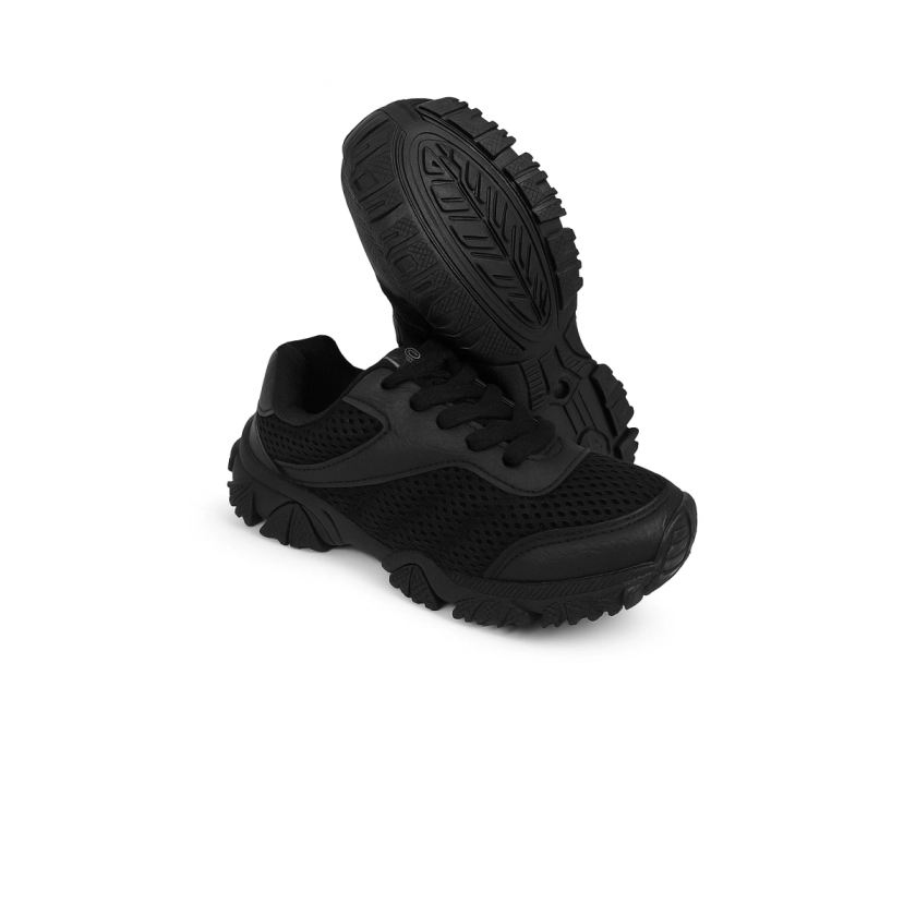 Detalhe do solado do Tênis Infantil Masculino Ortopé Racer na cor preta