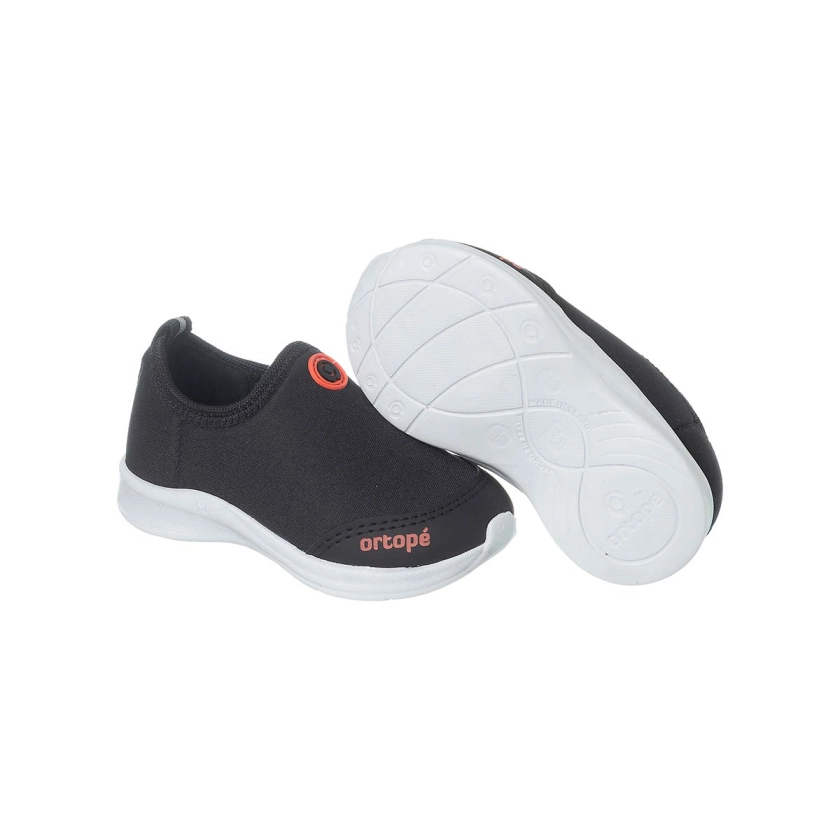 T nis Infantil Masculino Ortop Happy Comfort Preto Ortop