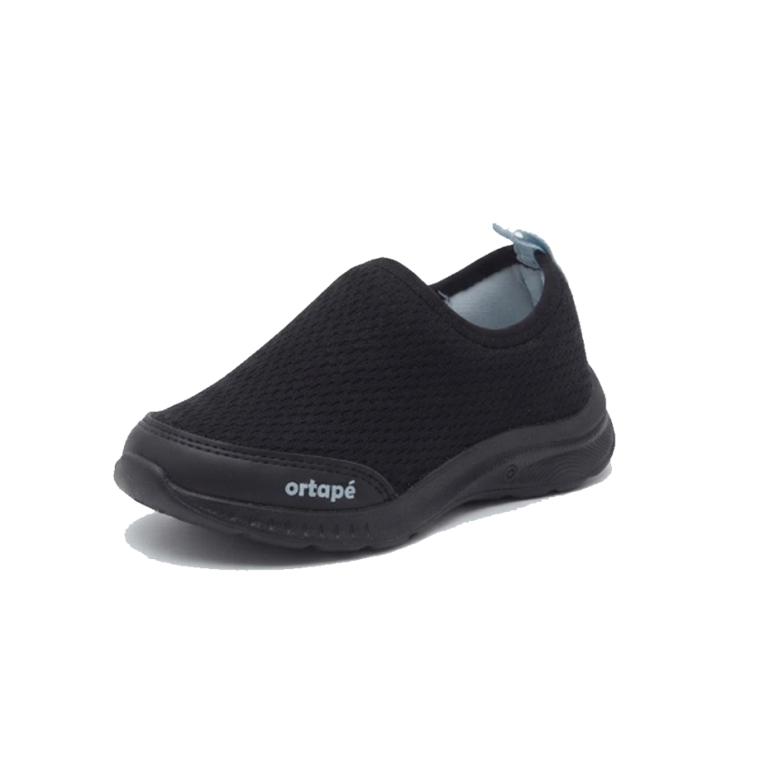 Tênis Infantil Masculino Ortopé Dna Flex Calce Fácil Básico Preto Verde