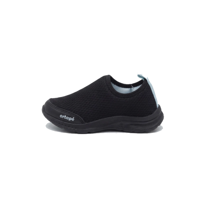 Tênis Infantil Masculino Ortopé Dna Flex Calce Fácil Básico Preto Verde