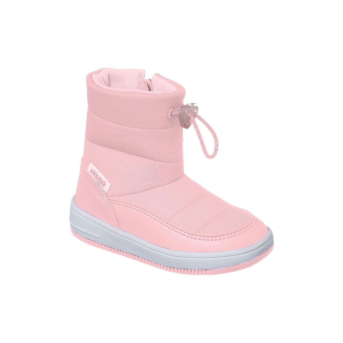 Bota Infantil Feminina Ortopé Bliss Boot Detalhe Coração Glitter Rosa