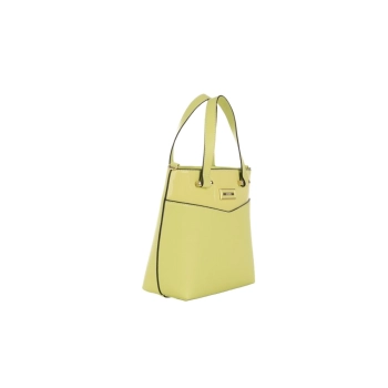  Bolsa Feminina Rafitthy Gloss Sweet Amarelo: estilo e praticidade em um design compacto (22x24x10 cm). Com bolso interno e alça opcional, é ideal para o dia a dia, unindo funcionalidade e elegância discreta.