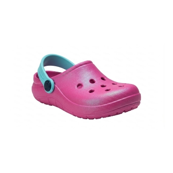 Chinelo Babuche Infantil Feminino Ortopé Liso Pink Menta