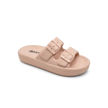 Chinelo Feminino Dijean Plataforma Nude
