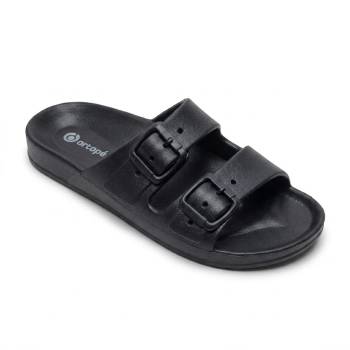 Chinelo Infantil Ortopé Slide Fivela Preto