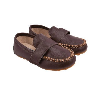 Mocassim Infantil Masculino Sameka Liso Marrom