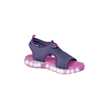 A Sandália Infantil Feminina Bical Flash Marinho Pink é uma escolha encantadora e moderna para as meninas. Seu cabedal é confeccionado em material resistente, combinando as cores marinho e pink para um visual vibrante e estiloso. O solado possui luzes de LED que piscam a cada passo, feito em TR antiderrapante, oferecendo segurança e estabilidade durante as brincadeiras. A palmilha é feita de EVA, garantindo conforto e maciez para os pés das pequenas. O fecho em fita aderente facilita o calce e o ajuste, proporcionando praticidade no uso diário. Esta sandália é perfeita para adicionar um toque de diversão e estilo ao dia a dia das crianças.