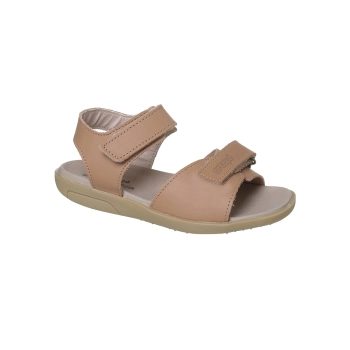 Sandália Infantil Masculina Ortopé Autêntica Papete Caramelo