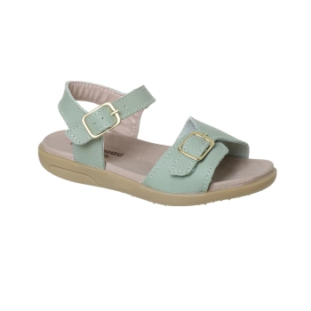 Sandália Infantil Feminina Ortopé Autêntica Basic Tira Verde
