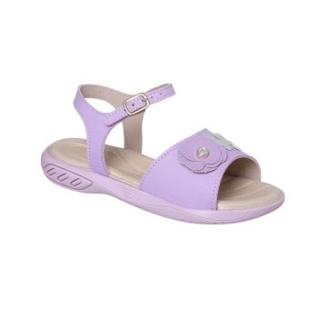 Sandália Infantil Feminino Ortopé Magia Tiras Lilás