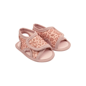 Sandália Infantil Feminino Sameka Delicat Papete Areia Rose