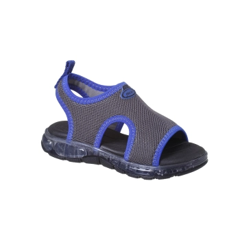 Sandália Infantil Masculina Bical Calce Fácil Flash Grafite Royal