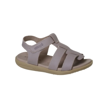 Sandália Infantil Masculina Ortopé Autêntica Tiras Cinza