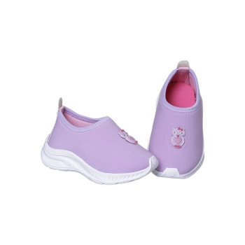 Tênis Infantil Feminino Ortopé DNA Flex Calce Fácil Lúdico Lilás