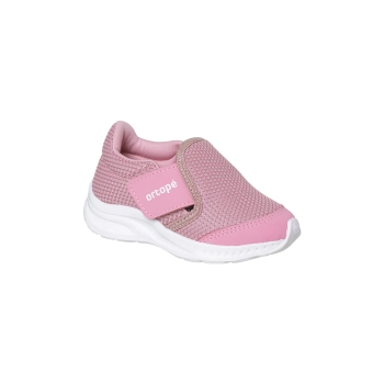 Tênis Infantil Feminino Ortopé DNA Flex Calce Fácil Rosa